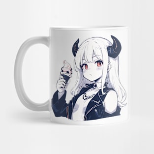 Anime Girl Retro Mug